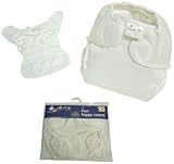 Junior Joy 2-Piece Finn Nappy Cover White Extra Large [並行輸入品]