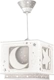 Dalber Fluorescent H?ngelampe Moon and star, gray 63232E by Dalber