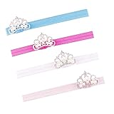 jolieer ベビーキッズ ガールズ ウサギボウ 伸縮 ヘアバンド カチューシャ　弾性 4*ベビーカチューシャ (jp-f01)