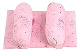 EOZY ベビー枕 赤ちゃん枕 ベビーピロー 3D 絶壁防止枕 赤ちゃんの頭の形を守ります かわいい ベビー雑貨 幼児用品 出産祝い ギフト ピンク（調整可能） 26*16cm