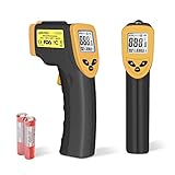 LERVING 赤外線放射温度計 非接触レーザー温度計 デシタル測定器 【-50℃ ~＋420℃】デジタル温度計 赤外線温度計 ガンタイプ