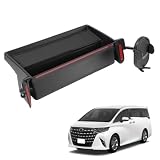 Auto Spec トヨタ アルファード ヴェルファイア40系 に適合 ダッシュボードトレイ 2023年6月-現行 車内収納ボックス 3Dトレイ 携帯ホルダー 両席兼用スマホホルダー 360度回転 小物入れ 車種専用設計 内装 パーツ 滑り止めラバーマット付き 収納アクセサリー 装着簡単