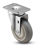 Shepherd Institutional Series 4 Diameter Delrin Bearing Donut MonoTech Wheel Swivel Caster 3-3/4 Len