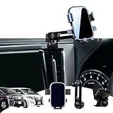 【最新延長アーム・自由調整】RFVBNKO アルファード30系 ヴェルファイア30系 スマホホルダー 装着簡単 360度回転 片手操作 全機種対応 30アルファード スマホホルダー 30ヴェルファイア