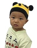 (スマイル ワキキ)Smile YKK ベビー 子供 女の子 男の子 黄色 ニット 可愛い パンダ 暖かい 防寒対策 ビーニー 登山 ハット 旅行 アウトドア 帽子 キャップ 帽