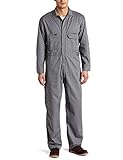 Key Apparel Men's Fire Resistant Long Sleeve Deluxe Coverall Medium Grey 52 Regular [並行輸入品]