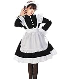[ANANI] メイド エプロン カチューシャ 衣装 セクシー コスチューム ハロウィン XL