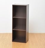 カラーボックス 3段 A4サイズ ファイル・書類 収納可 収納 家具 一人暮らし オシャレ ブラウン