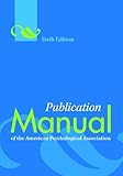Cover of Publication Manual of the American Psychological Association, Sixth Edition
