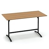 コクヨ   ミーティングテーブル ビエナ MT-V189HE6AMP2-E 天板固定ハイタイプ ブラック ラスティックミディアム