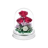 レンデフロール（Reine De Fleur） ハンドメイドドライフラワー トルコキキョウ・バラ・デルフィニューム I-G