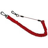 SK11 ワイヤーフィット安全コード 自然長約560mm SWF-1KG-レッド