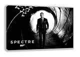 ジェームズ・ボンド007 Spectreダニエル・クレイグキャンバス壁アート 30" X 18" DP_1670