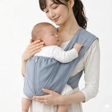 tacmamy(タックマミー) 抱っこひも 日本製 (ストレッチ パールグレー, M)