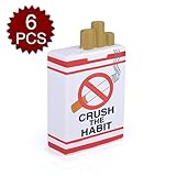 (Price/6 PCS) Aspire Cigarette Box Stress Ball, 1/4" L x 3 3/4" W x 1" D