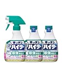 【セット販売】キッチン泡ハイター 最強漂白力タイプ (本体400ml ＋ 詰替 400ml 2個) 台所用漂白剤 SCJオリジナルセット