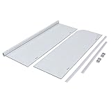 HingedシャワーバスドアFold Frameless強化ガラスバスルーム33.5 " x55.0 "