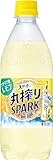 サントリー天然水 丸搾り SPARK 無糖 レモン 果汁炭酸 フルスパ 500ml×24本