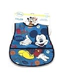 Mickey Mouse Deluxe Crumbcatcher Bib by Regent Baby Products, Disney [並行輸入品]