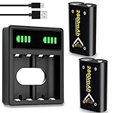 2 X 2800mAh 充電式コントローラーバッテリーパック Xbox One/Xbox Series X/Xbox Series S用 高速充電器ステーション付き Xbox One/Xbox Series S/X/Xbox One S/Xbox One X/Xbox One Elite用