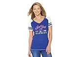 NHL New York RangersレディースクルーネックTシャツ、ネイビー、ミディアム