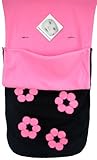 Cuddles Collection Embroidery Fleece Footmuff (Flower) by Cuddles Collection