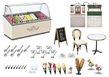 リーメント ぷちサンプルシリーズ Gelateria Puccini 約H185×W140×D95mm PVC、ABS製