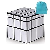 Kancharo 奇芝 ミラーキューブ【ポーチ/正規品】Mirror Cube (シルバー, 3x3)