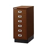 BISLEY 29/6 引き出し 6段 スチールキャビネット 【ブラウン】【日本正規代理店品】【5年保証】