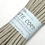 ◆パラコード4mm7芯／Paracord 7Strand 4mm／120カラー◆30ｍ◆(008)サンドベージュ