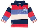 JoJo Maman Bebe Baby Boys ' Striped Rugby Top (ベビー) – レッド カラー: レッド