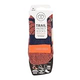 [シダス] ソックス TRAIL PROTECT ブルー×オレンジ ML(40-41/26.0cm-26.5cm)