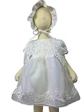 セレモニードレス お宮参り・お披露目　ケープ・お帽子・ベビードレスの3点セット！女の子ドレス (6M)