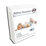 PURE PROTECTOR Premium Hypoallergenic Mattress Protector, Encasement, Water-Proof, Breathable, Anti-