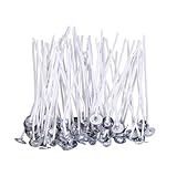 キャンドル芯 100枚セット 10cm ロウソクの芯 座金付き ソイワックス ジェルキャンドル ハンドメイド ジェルキャンドル ワックス ロウキャンドル ウィック 芯 コーティング DIY手作り