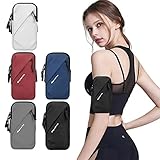 Sports arm bag アームバンド スマホバンド Vestey ランニング スマホ ポーチ 防水 スマホケース magic tape design ブラックマジックデザイン 防水 耐汗デザイン 多色選択 (ブラック)