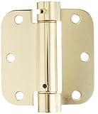 Deltana DSH35R53 Single Action Steel 3 1/2-Inch x 3 1/2-Inch x 5/8-Inch Spring Hinge [並行輸入品]