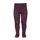 コンドル Condor 子供タイツ リブタイツ(全65色)  Bordeaux(ボルドー) 8(7歳~8歳)
