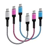 Viviber iPhone 17用のType-c ケーブル 短い usb c ケーブル 50cm携帯便利&60W急速充電 c c iphone 充電 タイプtoタイプc iphone16 充電 for iPhone 16/15、MacBook Pro/Air、iPad Pro/Air、Galaxy、PixelなどType-C機種対応