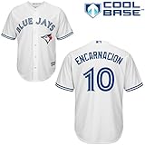 Majestic Athletic TorontoブルーJays Edwin Encarnacion 2015クールベースホームジャージー