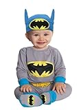 DC Comics Gray Batman Onesie And Headpiece [並行輸入品]