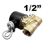 VktechDC 12V  2ウェイ2ポジション  ソレノイドバルブ  水 N/Cガス水空気のため