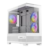 ANTEC PCケース CX500M ARGB ホワイト ARGBファン3個標準搭載 ピラーレス式ガラスパネルを採用したMicro-ATX対応ミドルタワーPCケース Antec CX500M ARGB WHITE