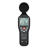 KKmoon デジタル 騒音計 サウンドレベルメーター 30-130dBA LCD ノイズ測定 デシベルテスター データロギング機能付き