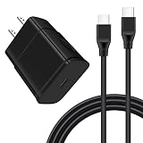 急速充電器 type-c Android充電器 25W/3A Galaxy急速充電器 スマホ充電器 Type-C 急速充電 usb-cケーブル 1.83m/1本 iPhone15充電器 Cタイプ qc3.0アダプター ChrisPow アンドロイド充電器 pdケーブル 携帯充電器 usb-c充電器 type c acアダプター タイプc電源コード USB Cコンセント 急速充電 USB電源アダプタiPhone 15 15 Plus 15 Pro 15 Pro Max、Galaxy S23 S23+ S23Ultra S22 S22+ S22 Ultra S21 S21+ S20 S20+ S10 S10+ S10e S9 S9+ S8 S8+ Edge Active Note8/9/10/20(ブラック）