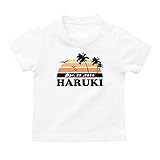 名前入り Tシャツ / ベビーサイズ [BT313] 90cm ホワイト 出産祝い 誕生日 プレゼント おしゃれな 名入れ ベビー服