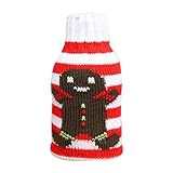 Doitsa 編み物 可愛い クリスマス ギフト ボトルセット クリスマス用品 雪だるま ワインシャンパンボトル 贈り物 ビールボトルセットクリスマスの装飾