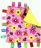 Taggies Little Taggies Blanket, Pink Flowers and Butterflies by Taggies