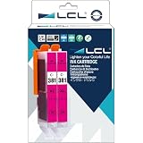 LCL Canon用 キャノン用 BCI-381XL BCI-381XLM 互換インクカートリッジ （2パック マゼンタ） 増量 ICチップ残量表示検知機能付き 対応機種： PIXUS TR7530 TS6130 TS6230 TS6330 TS7330 TS7430 TS8130 TS8230 TS8330 TS8430 TR8530 TR8630 TR9530 TR703