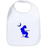 CafePress Palmetto Flag Mikey Guitar Player Bib - Standard Cloud White by CafePress